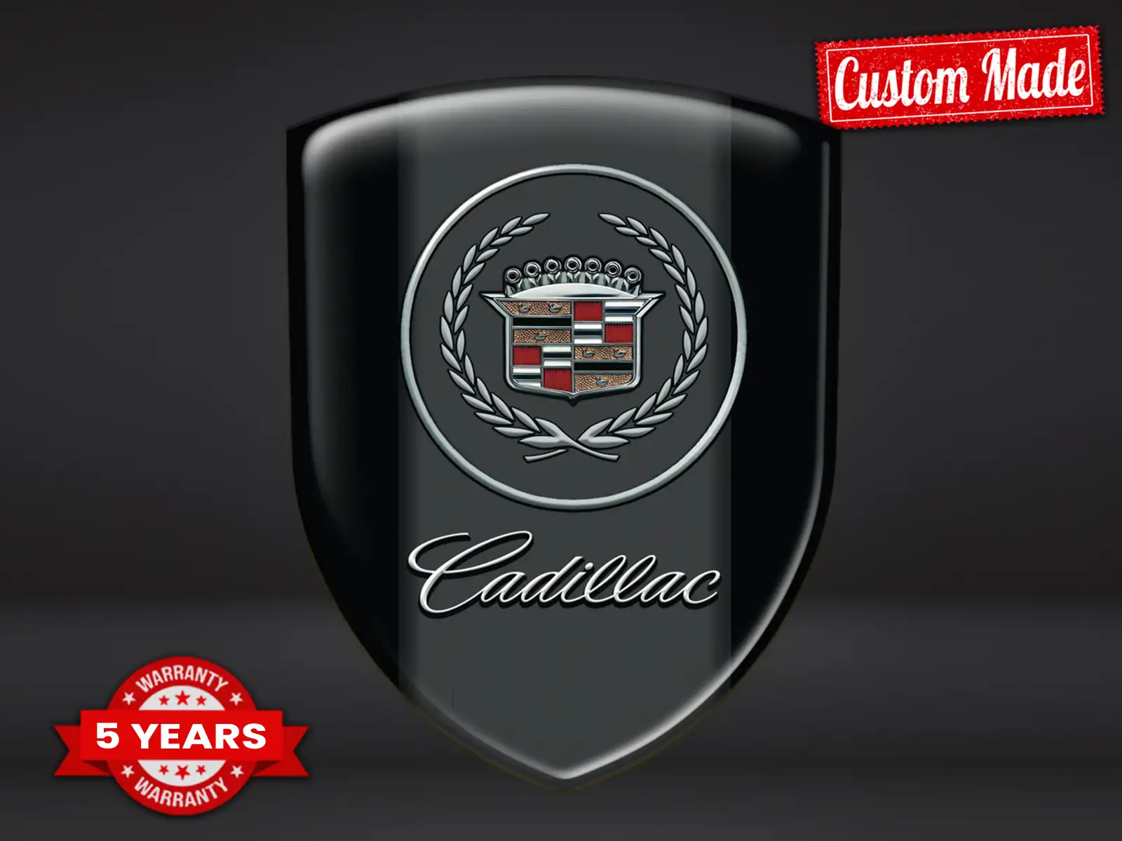 Cadillac Adesivi Logo Stampati Pro Max Chic Durevoli